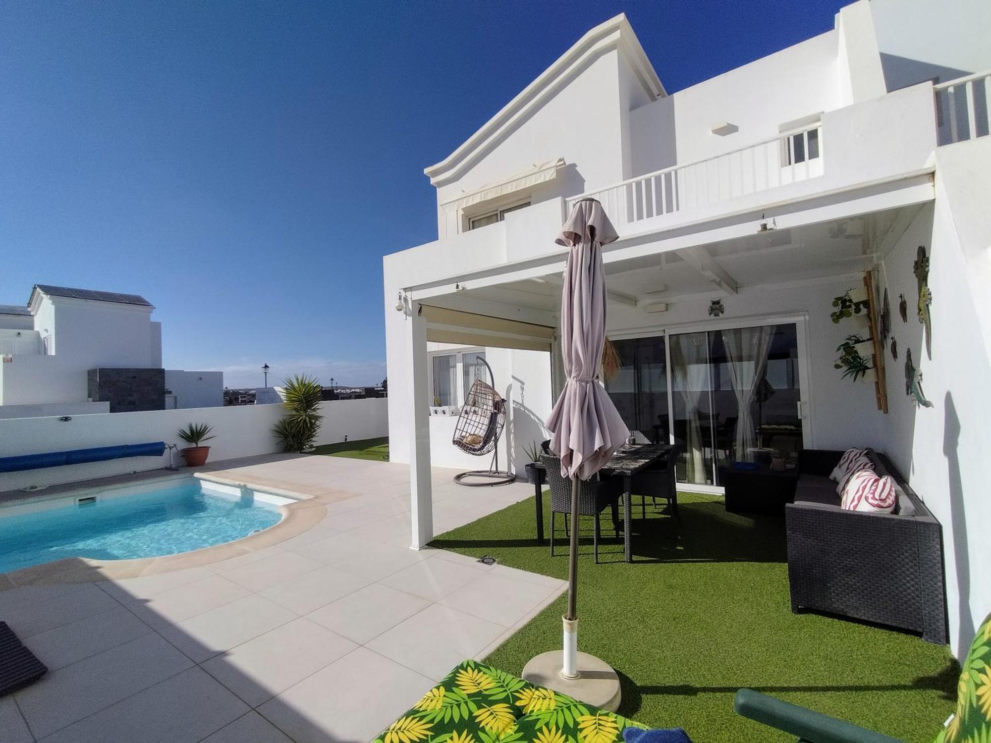 Lovely Villa Agua & Fuego,Heated Pool Playa Blanca  Exterior foto