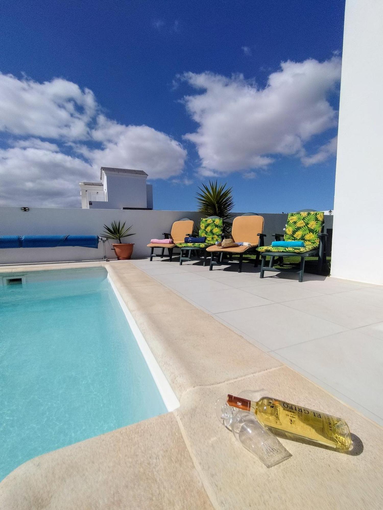 Lovely Villa Agua & Fuego,Heated Pool Playa Blanca  Exterior foto