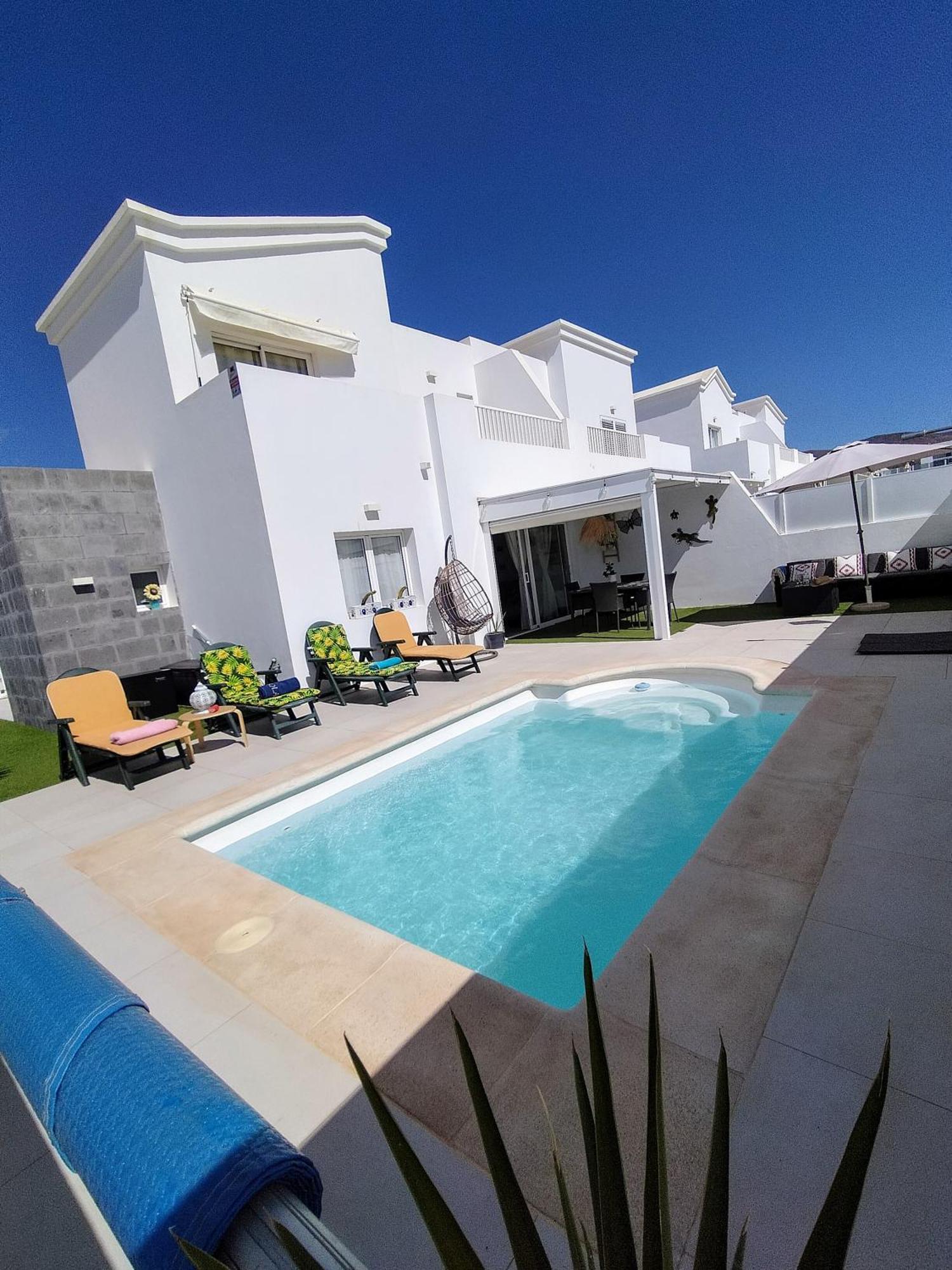 Lovely Villa Agua & Fuego,Heated Pool Playa Blanca  Exterior foto