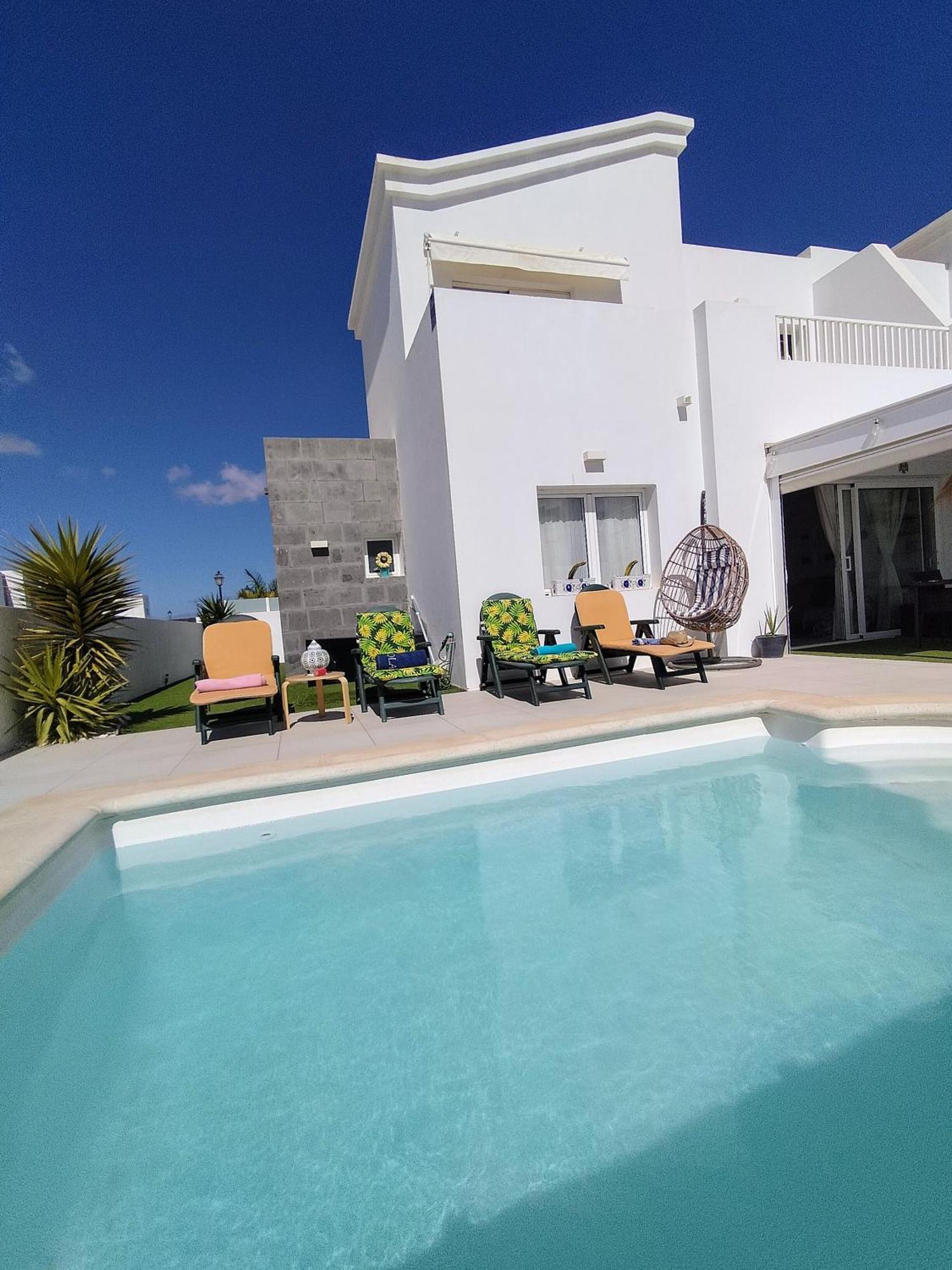 Lovely Villa Agua & Fuego,Heated Pool Playa Blanca  Exterior foto