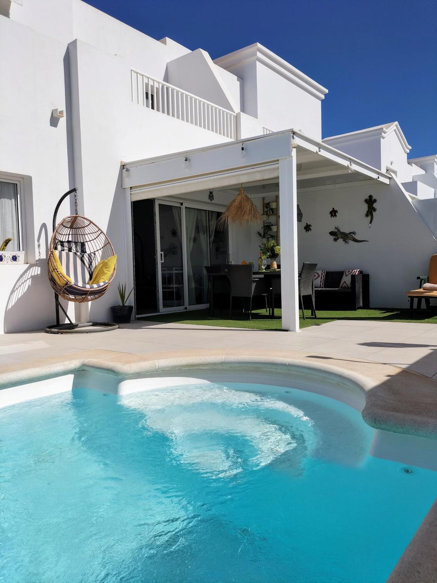 Lovely Villa Agua & Fuego,Heated Pool Playa Blanca  Exterior foto